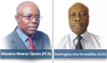 Maurice Ifeanyi Opara (FCA) and Darlington Imo Onwubiko (ACA) Maurice Ifeanyi Opara (FCA) and Darlington Imo Onwubiko (ACA)